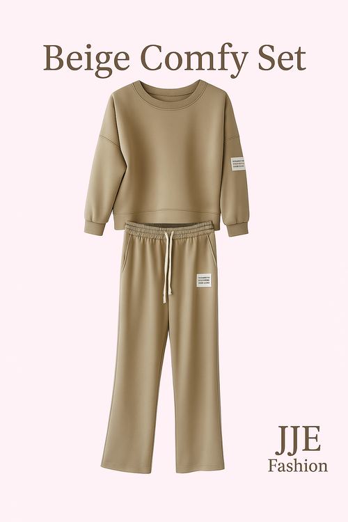 Beige Comfy Set ✨