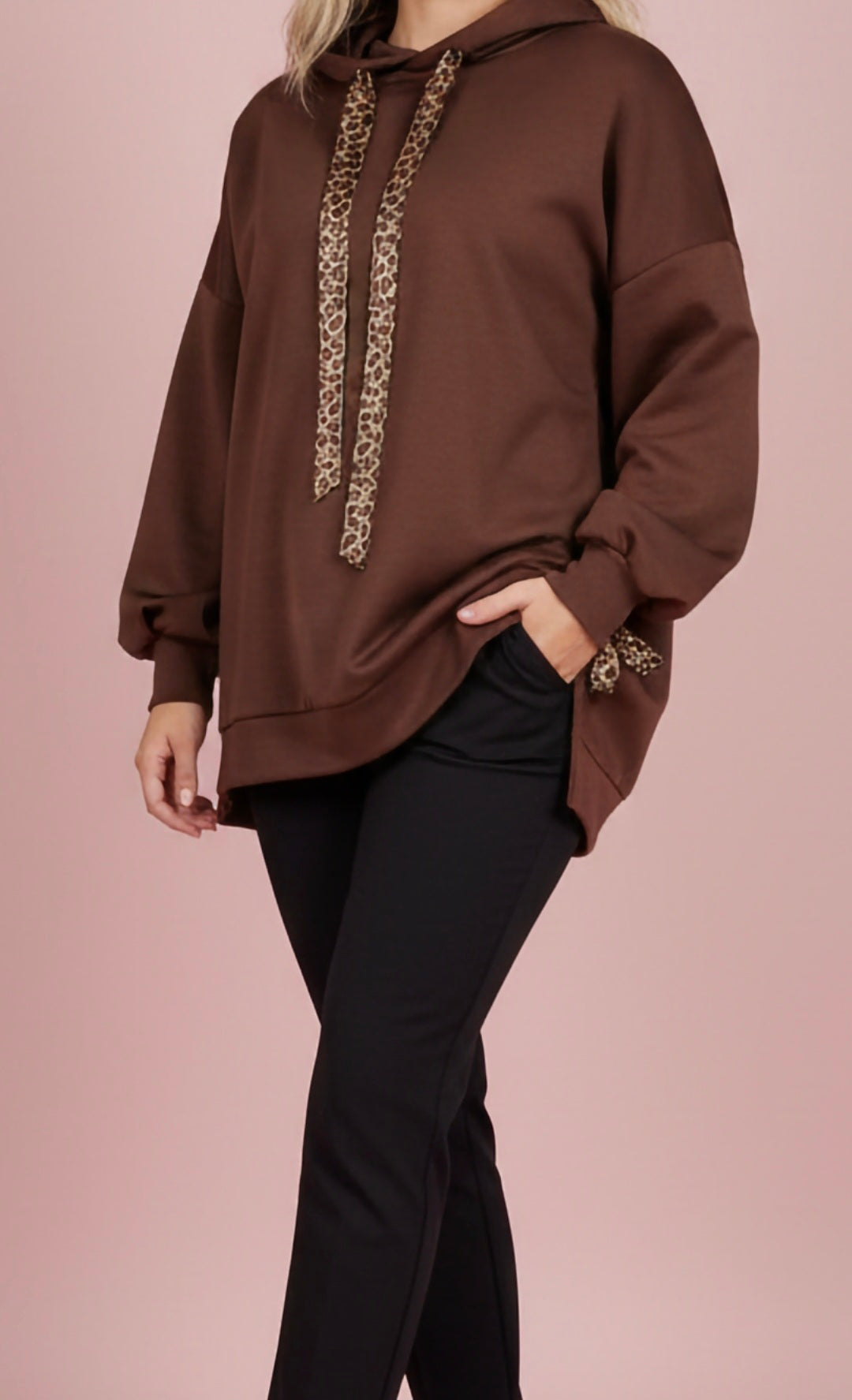 Chocolate Leopard Hoodie 🤎🐆